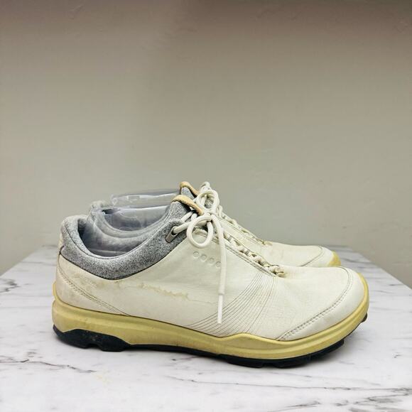 Eco Biom Hybrid 3 Tan Leather Sneakers Women’s Size 8 - Picture 4 of 10